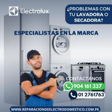 Todo el día Reparacion de Secadoras>Electrolux < 904161337 - Santa Anita